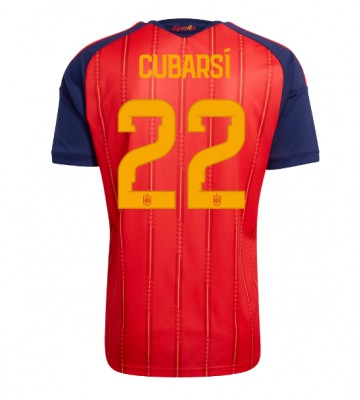 Spanien Pau Cubarsi #22 Replika Hemmatröja VM 2026 Kortärmad